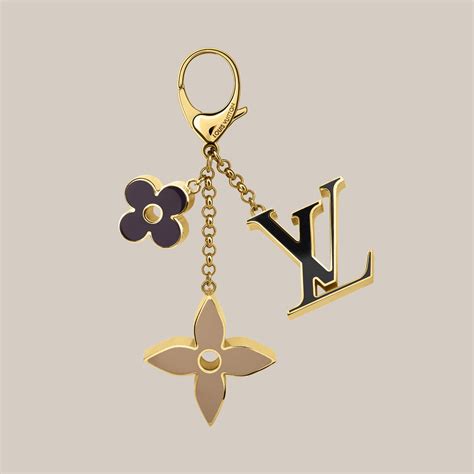 louis vuitton fleur de monogram bag charm pinterest